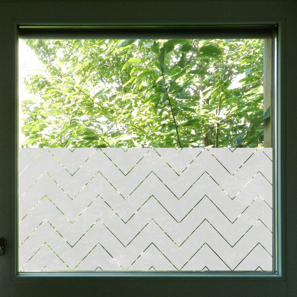 Decorative white matte film