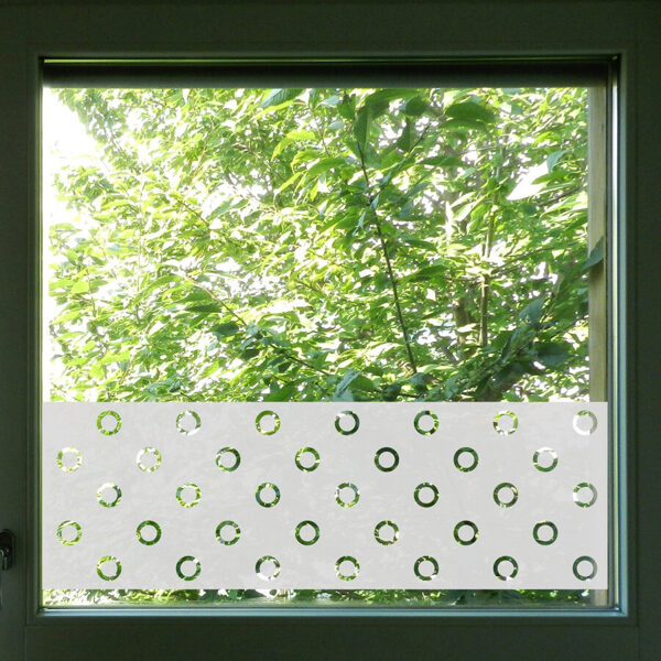 Decorative white matte film